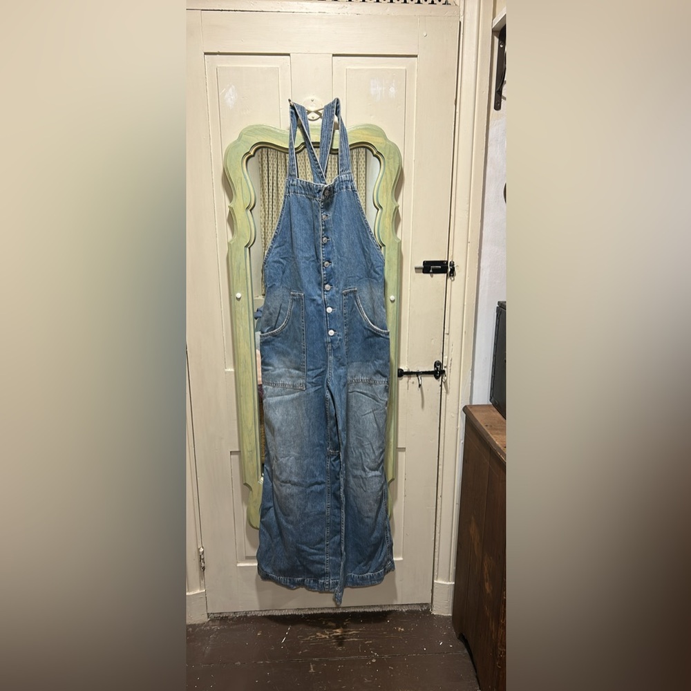 We The Free  Blue Denim Overalls